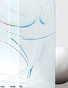 Ton rosa verde blu