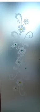 Sabbiatura con applicazioni colorate