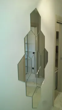 Specchiera esagoni
